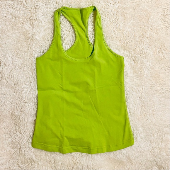 Lululemon cool racer back neon green - Picture 2 of 3